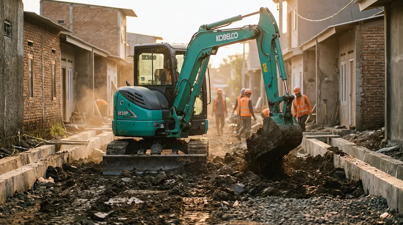Sewa KOBELCO SK50P Garut