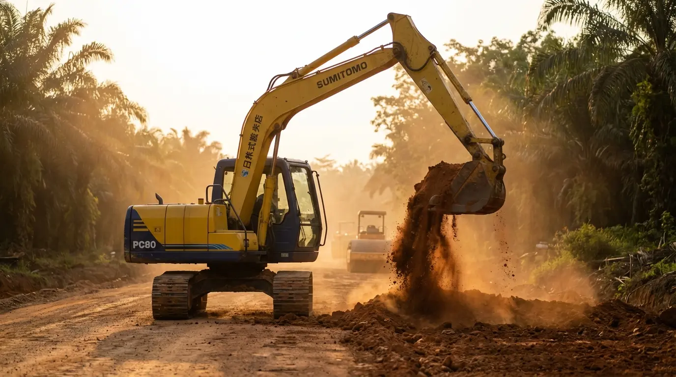 Sewa SUMITOMO SH80 (Setara PC80) Garut